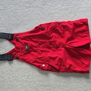 OshKosh B'gosh Vibrant Red Kids Overalls